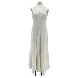 Polo Ralph Lauren Robe en lin blanche Blanc