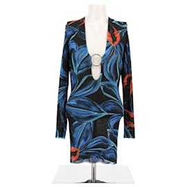Autre Marque-Printed dress-Black