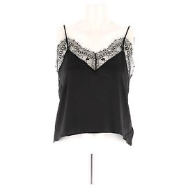 Camisón de seda Negro