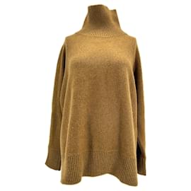 Vanessa Bruno-Pull col roulé en laine-Brown