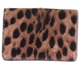 Alaïa Pochete de leopardo Marrom