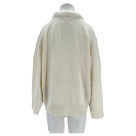 Autre Marque-Pull en laine "Ratino"-White