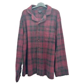 Autre Marque SKIMS Schlafanzugshirt rot kariert Rot