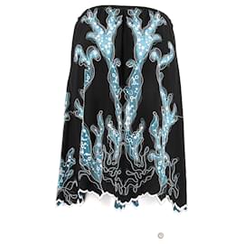 Louis Vuitton-Silk skirt-Black