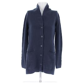 Loro Piana-Cardigan en cachemire-Navy blue