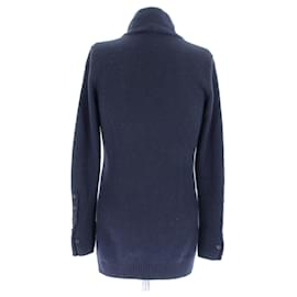 Loro Piana-Cardigan en cachemire-Navy blue
