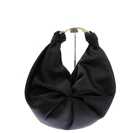 Autre Marque-Satin black handbag-Black