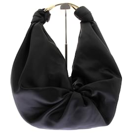 Autre Marque-Satin black handbag-Black