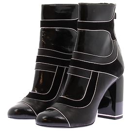 Botines negros de charol Pierre Hardy Talla 39 Negro