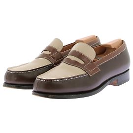 JM Weston Mocassins de couro "180" Marrom