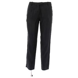 Isabel Marant Leinenmischhose Schwarz