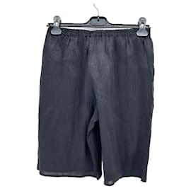 Autre Marque-Short en lin "Andra"-Black