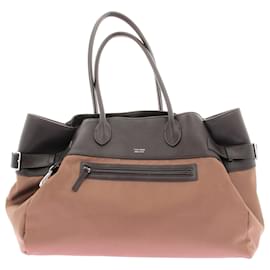 The row Bimateriale Tasche "Margaux" Braun