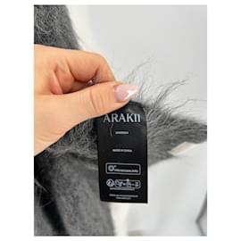 Autre Marque-Écharpe en laine d'alpaga-Grey