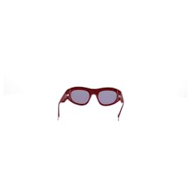 Autre Marque-Lunettes de soleil bordeaux "Galilea"-Dark red