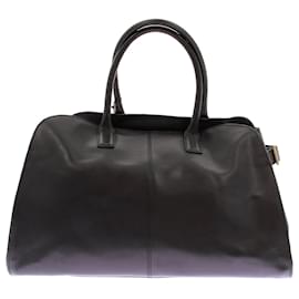 Autre Marque-Sac à main "Emmie Tote Bag" en cuir noir-Black