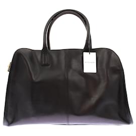 Autre Marque-Sac à main "Emmie Tote Bag" en cuir noir-Black