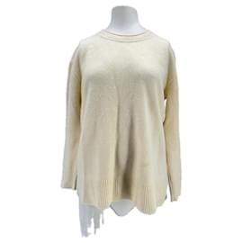 Autre Marque-Pull en cachemire blanc-White