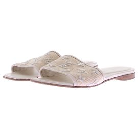 Louis Vuitton Mules plates "Revival" White