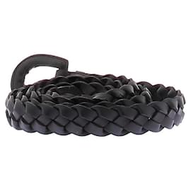 Autre Marque-Leather belt-Black