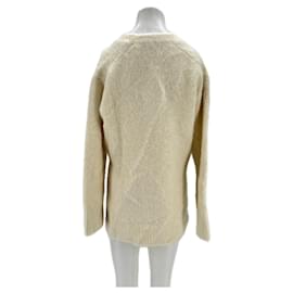 Autre Marque-Pull en laine d'alpaga "Goto"-White