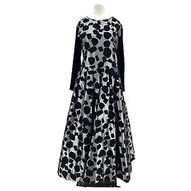 Christian Dior Abito couture bicolore Nero