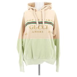 Gucci-Sweatshirt à capuche beige-Camel