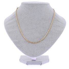 Saint Laurent Collar de cadena dorada Dorado