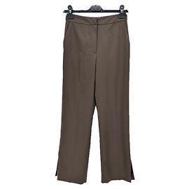 Autre Marque Pantaloni da tailleur in lana "Dorkas" Marrone