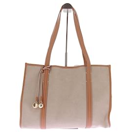 Sandro Borsa Tote in Tela Camel Cammello