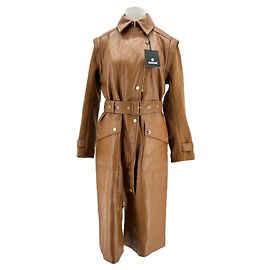 Mackage Trench coat de couro Marrom