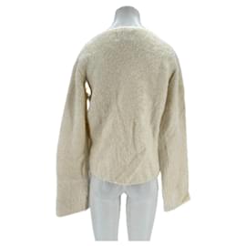 Autre Marque-Pull en laine d'alpaga "Freya"-White