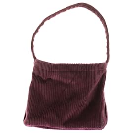 Autre Marque-Sac à main en velours côtelé-Dark red
