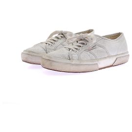 Tênis Superga de lona prateada com glitter 39.5 Prata