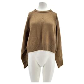 Autre Marque-Pull en laine "Bruzzi"-Brown