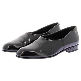 Chanel Lacklederschuhe Schwarz