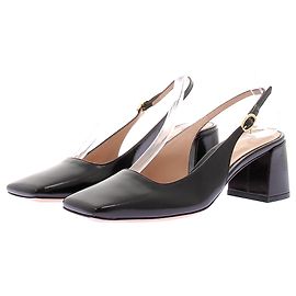 Gianvito Rossi Schwarze Slingbacks "Freeda" Schwarz