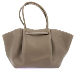 Autre Marque-Sac en cuir "The Midi New York"-Khaki