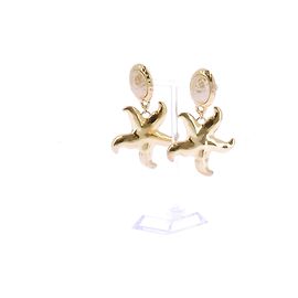 Autre Marque Orecchini a clip "Mermaid Clip" D'oro