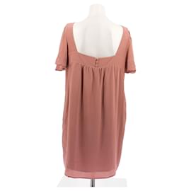 SéZane-Silk dress-Pink
