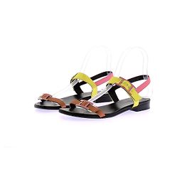 Hermès Sandales colorblock "Hapi" Noir