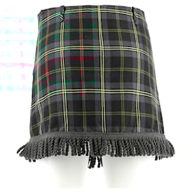 Autre Marque-Jupe tartan-Green