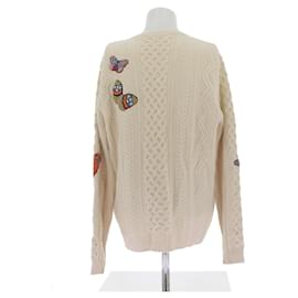 Valentino Garavani-Pull en laine mélangée-Camel