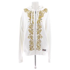 Giambattista Valli Weißer Kapuzenpullover Weiß