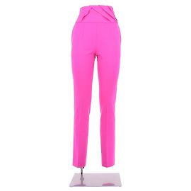 Attico Calça de lã rosa Rosa