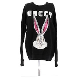 Gucci Sweatshirt "GUCCY Bugs Bunny" schwarz Schwarz