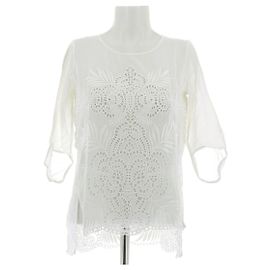 Stella Mc Cartney Blouse Stella McCartney Blanche en Coton Blanc