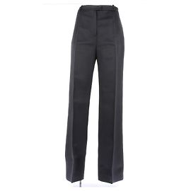 Valentino Garavani Black Silk Pants Black