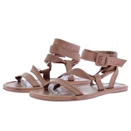 Dior-Sandales camel en cuir-Camel