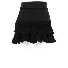 Carven Black Short Skirt Size 40 Black